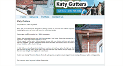 Desktop Screenshot of katygutters.com